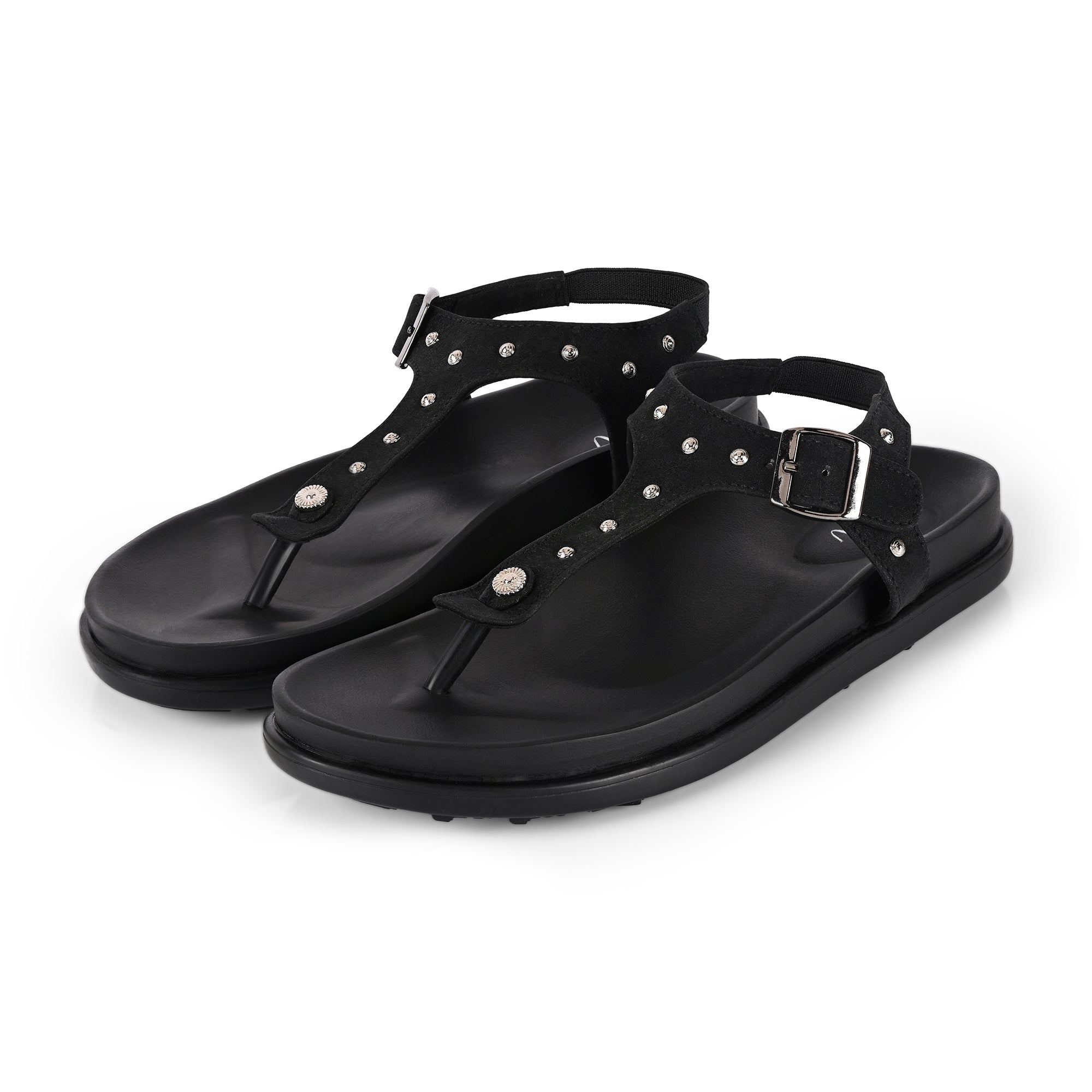 Velvet Rain Sliders - Black
