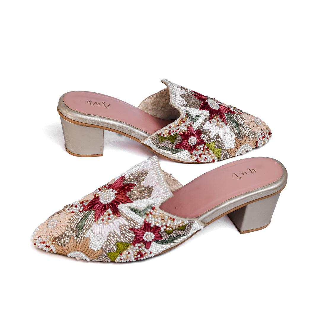 Floral Fushion Heels